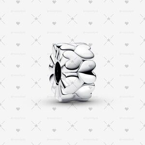 Pandora Heart Pattern Clip Charm
